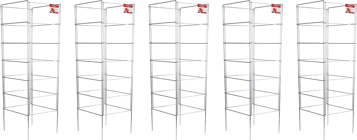 5 pack 56 inch tomato cages